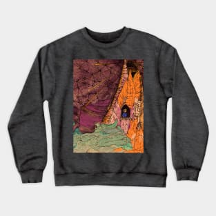 Boy in A Lighthouse Crewneck Sweatshirt